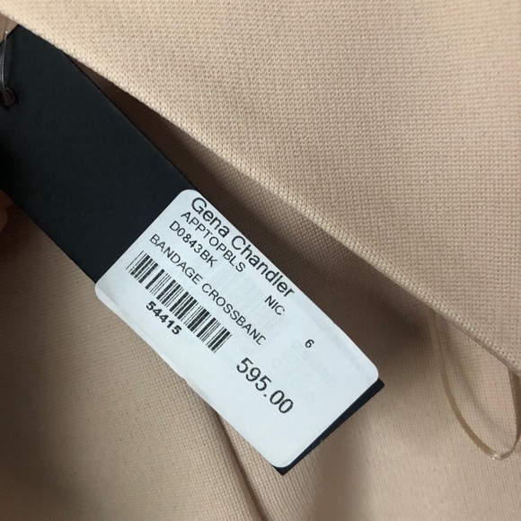 Nicholas tan form fitting dress - Picture 4 of 4